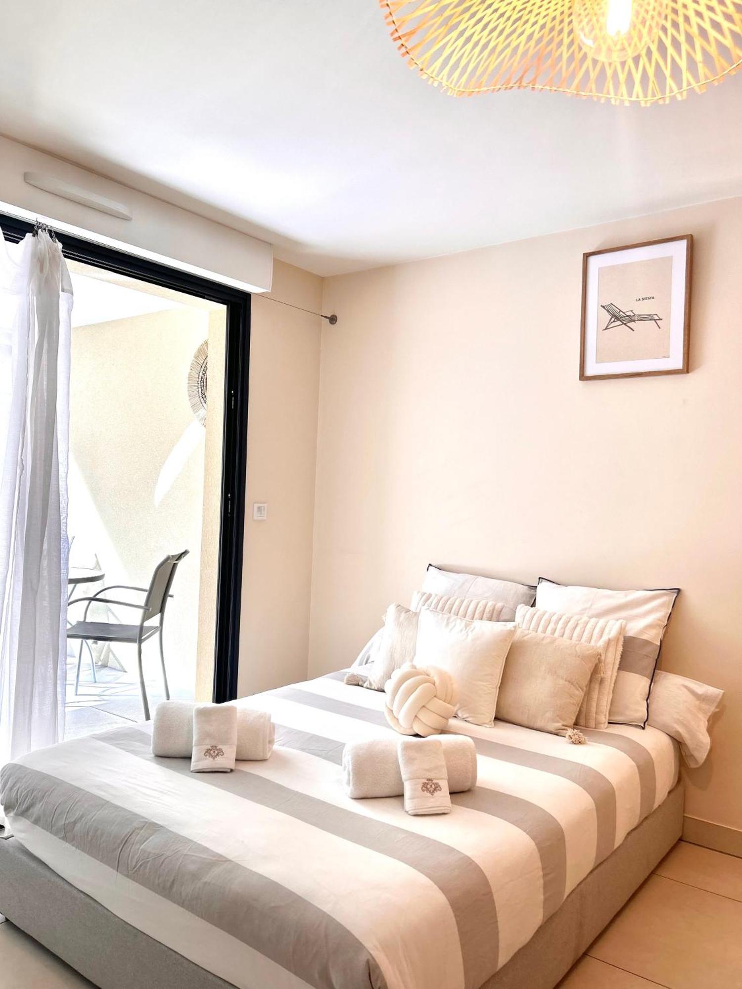 Studio Neuf - Portes De Monaco - Confort - Wifi - Clim Екстер'єр фото