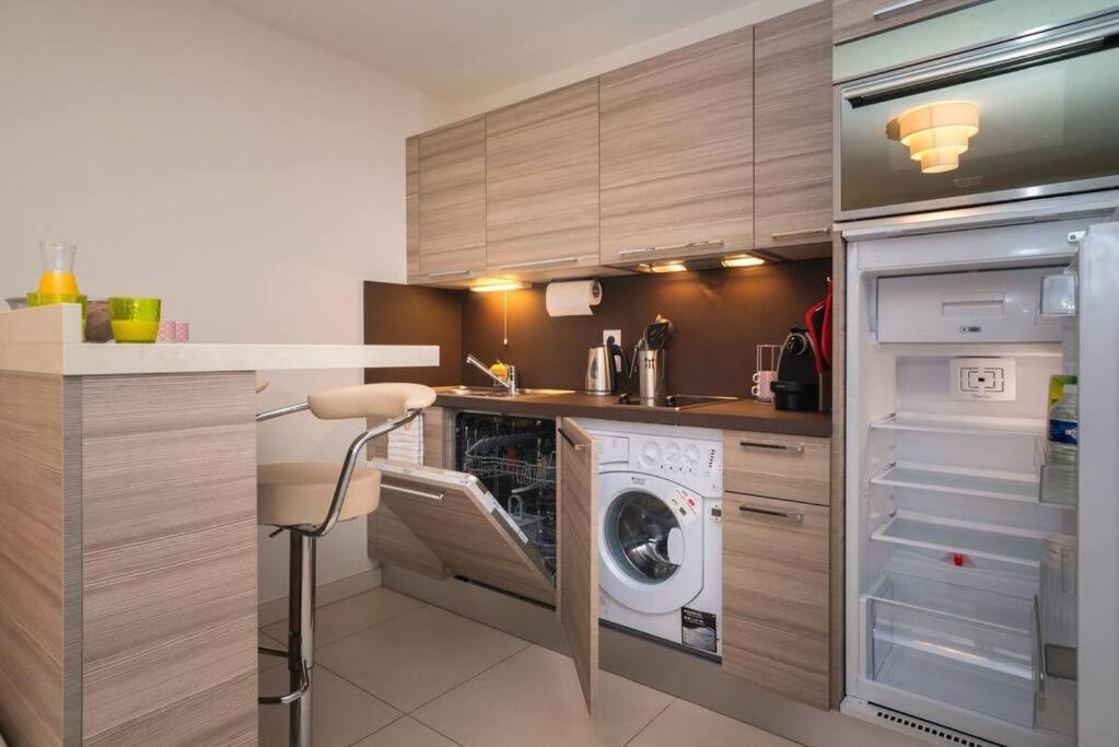 Studio Neuf - Portes De Monaco - Confort - Wifi - Clim Екстер'єр фото